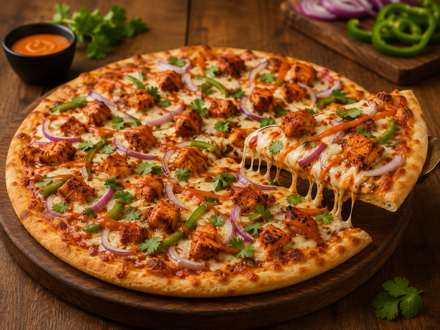 Fish and Shrimp Pizza